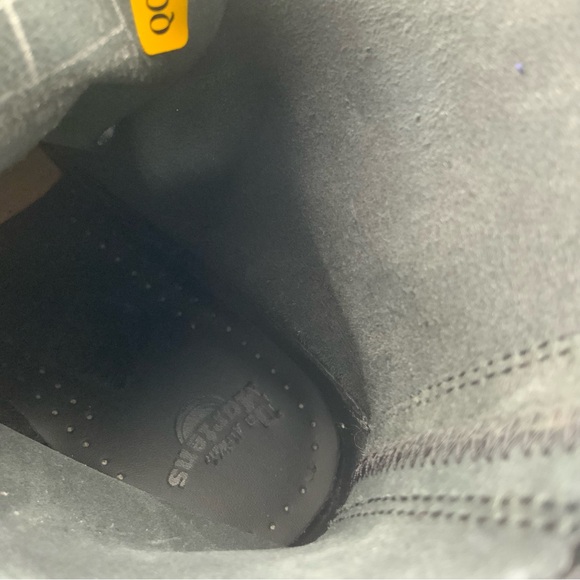 Dr, Marten’s USM/6 1460 Mono Smooth 8-Eyelet Black Leather Combat Boots. - Picture 6 of 10